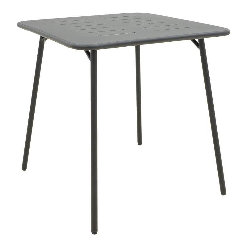 Aerohome трпезариска маса – Метална, 70×70×73 cm
