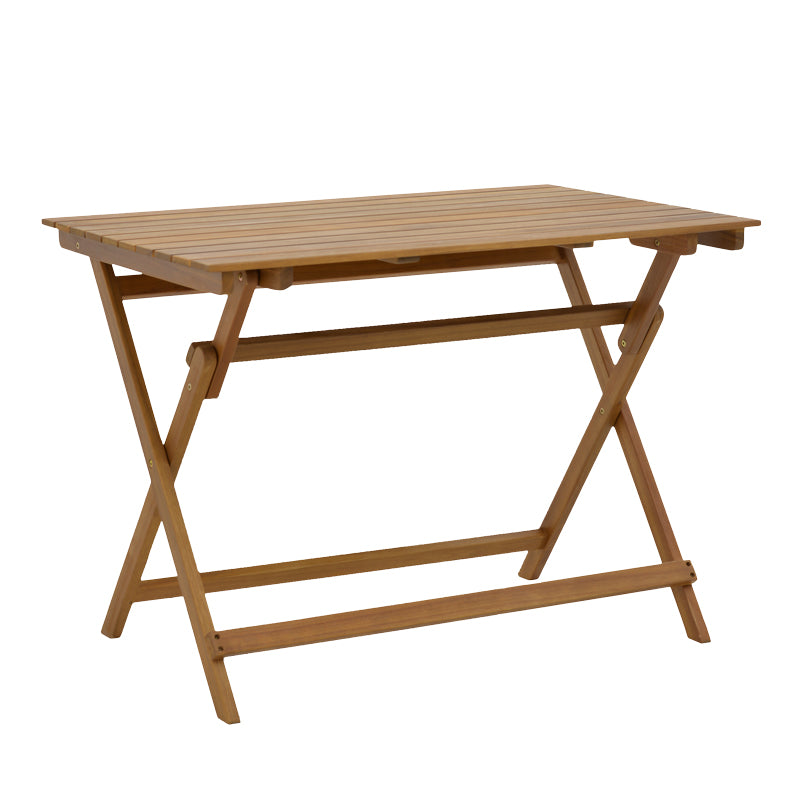 Модерна, естетска и уникатна дрвена преклопна маса Foldable table Quartz изработена од масивно природно акација дрво со зајакната кохезивна лоунџ структура