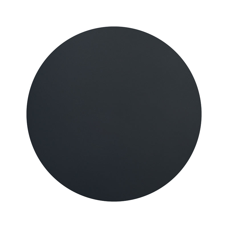 Модерна, естетска и уникатна тркалезна плоча за маса Table surface Odeic од автентичен моноблок Werzalit во префинета и урбана темно сива боја