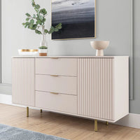 LUXURY SIDEBOARD ARIA WITH 3 DRAWERS & 2 DOORS – CASHMERE – 150cm