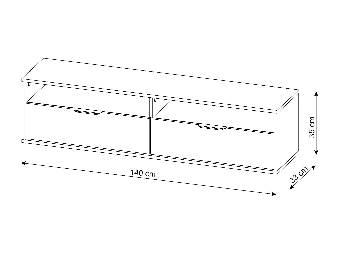 komoda 140 cm