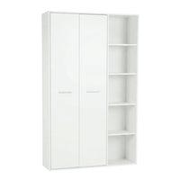 DALIA WARDROBE WITH SHELVES –  WHITE (111 CM)
