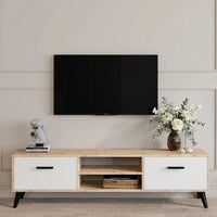 SYMMETRIC VICENZA TV STAND – ATLANTIC / WHITE (160 CM)