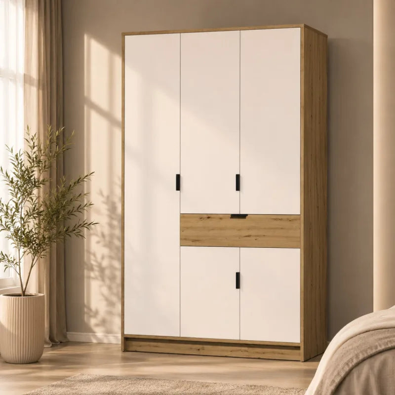 trokrilen-plakar-kast-atlantik-bela-119cm   