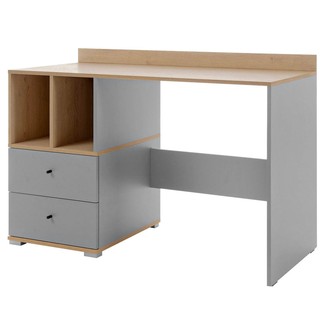 Moderno rabotno biro Palermo vo kombinacija na siva boja i hrast